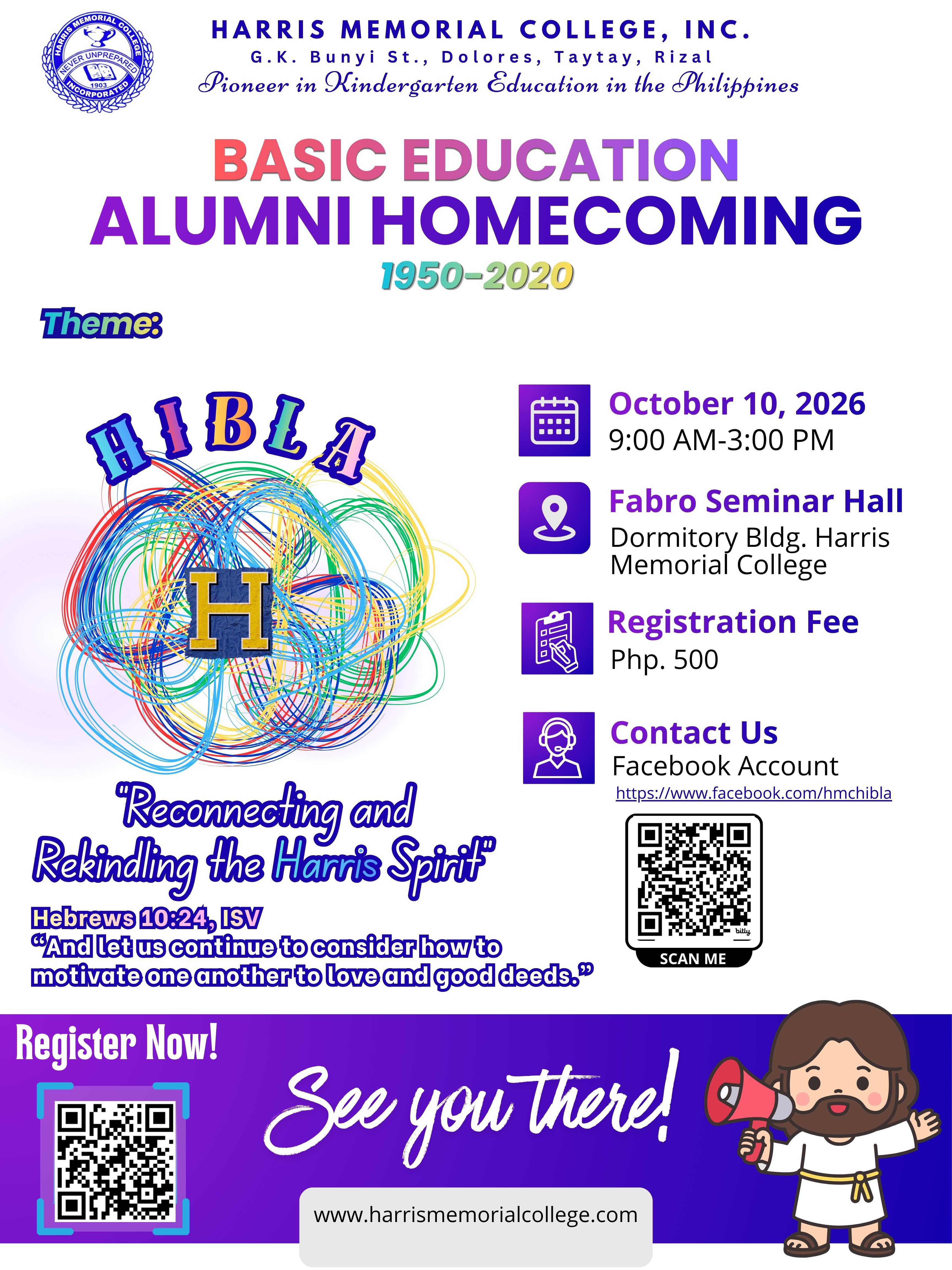 Basic Education Alumni Homecoming 2026 event